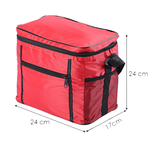 Thermal Cooler Waterproof Outdoor Picnic Bags Insulated Portable Tote Lunch Bags For Women Camping Oxford Cloth Travel Ice Box