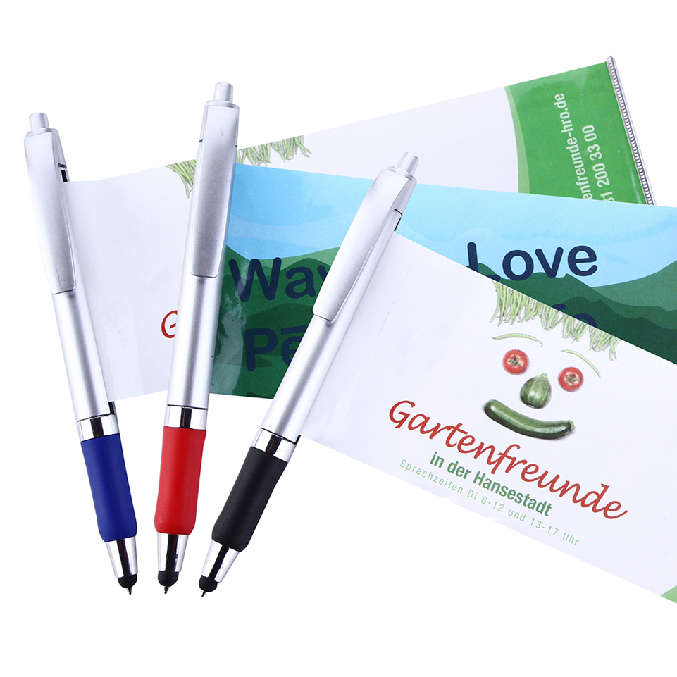 custom promotional company advertising iphone ipad stylus banner pens